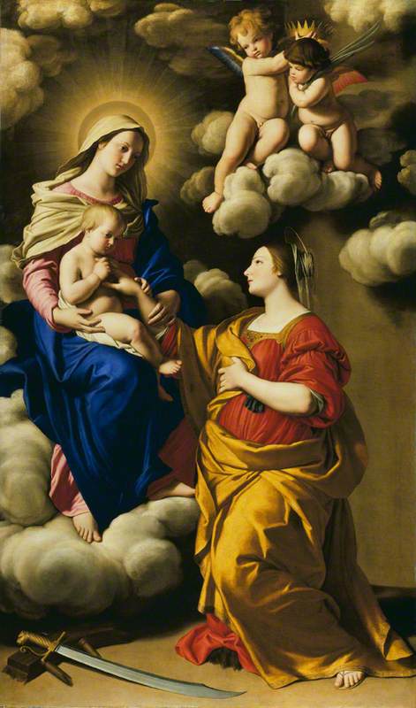 The Mystic Marriage of Saint Catherine, 1655, Giovanni Battista Salvi