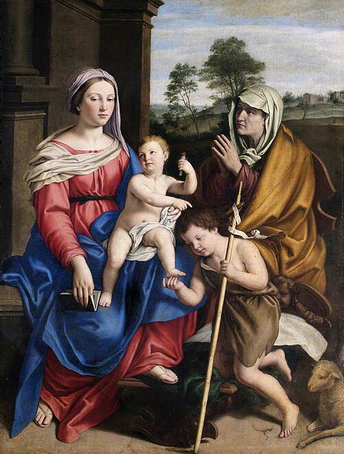 The Virgin and Child with Saint Elizabeth and the Infant Saint John, , Giovanni Battista Salvi