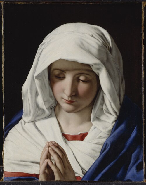 The Virgin praying, 1650, Giovanni Battista Salvi da Sas