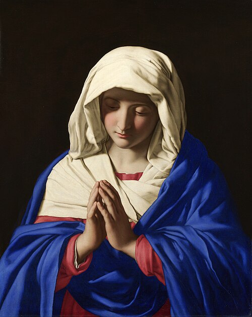 The Virgin in Prayer, 1640, Giovanni Battista Salvi da Sas