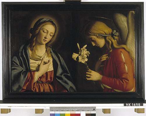 The Annunciation, 1649, Giovanni Battista Salvi da Sas