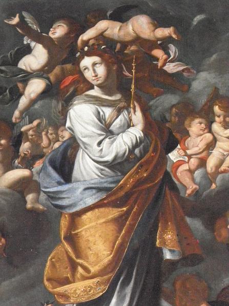 gloire d'une sainte, 1685, Giovanni Battista Salvi da Sas