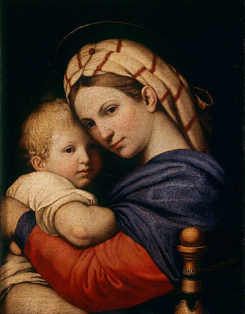 Madonna della sedia (after Raphael), 1649, Giovanni Battista Salvi