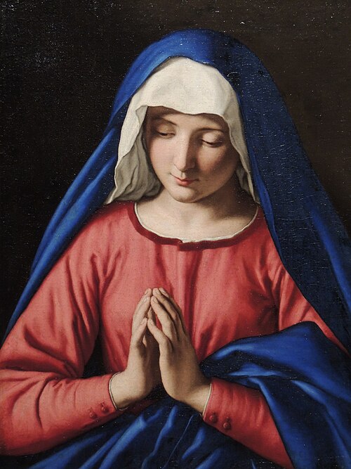 The Virgin in Prayer, 1685, Giovanni Battista Salvi da Sas