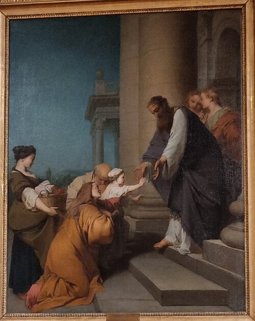La présentation de la Vierge au Temple, , Sébastien Leclerc
