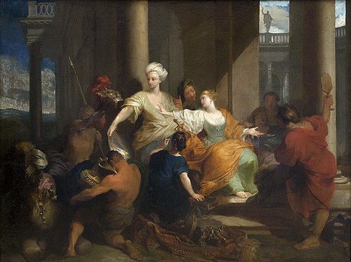 Achille reconnu à la cour de Lycomède, , Sébastien Leclerc