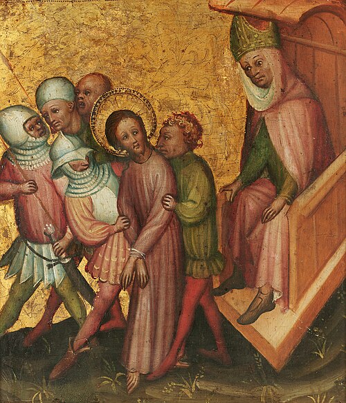 Christus vor Kaiphas, 1400, 