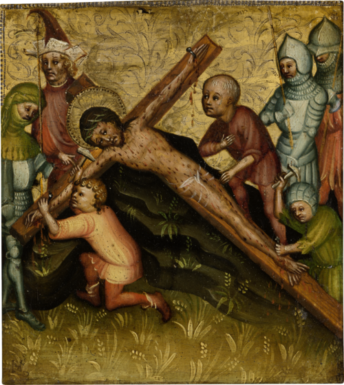 Christ Being Nailed to the Cross, 1400, 