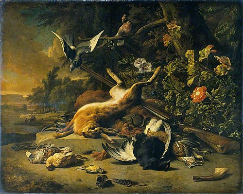 Dead Game and Small Birds, 1700, Jan Weenix