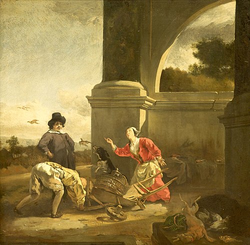 The Poulterer's Mishap, 1683, Jan Weenix