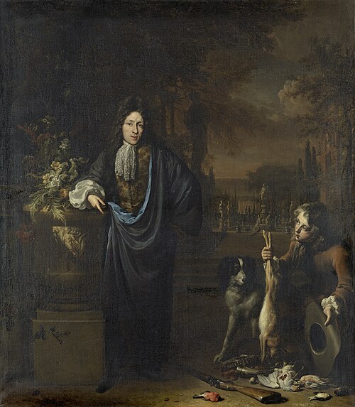 Portrait of Silvester van Tongeren, 1699, Jan Weenix