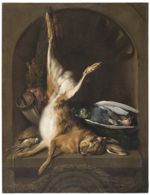 Still Life with a Hare, , Jan Weenix