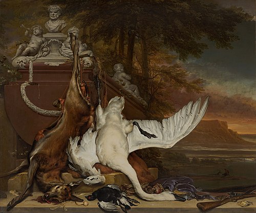 Dead Swan, 1709, Jan Weenix