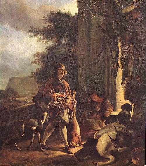 After the Hunt, 1665, Jan Weenix