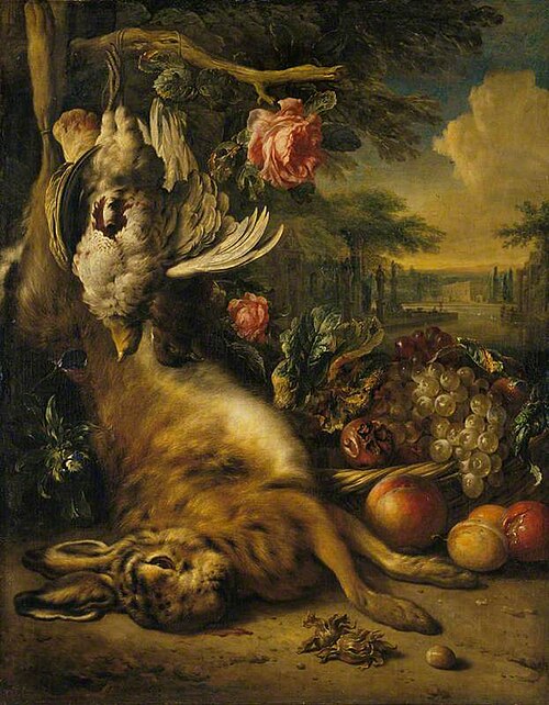 Dead Hare and Still Life, 1692, Jan Weenix