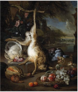 Game-piece: the Garden of a Château, , Jan Weenix