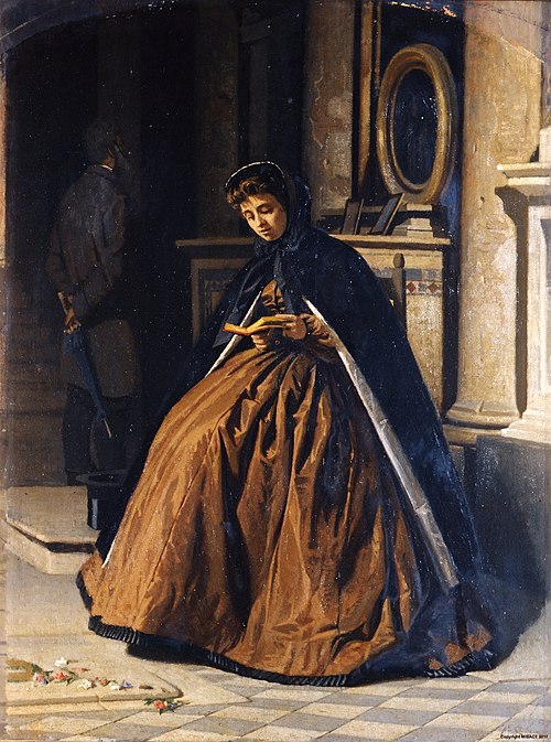 Oration (The prayer), 1866, Giuseppe Abbati