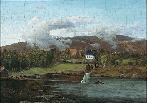 Fra Hindal (sjøsiden), , Lars Hertervig