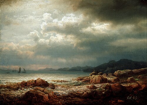 Coastal Landscape, 1855, Lars Hertervig