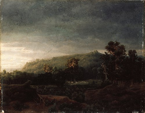 A Forest, 1853, Lars Hertervig