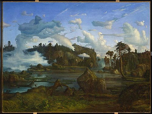 The Tarn, 1865, Lars Hertervig