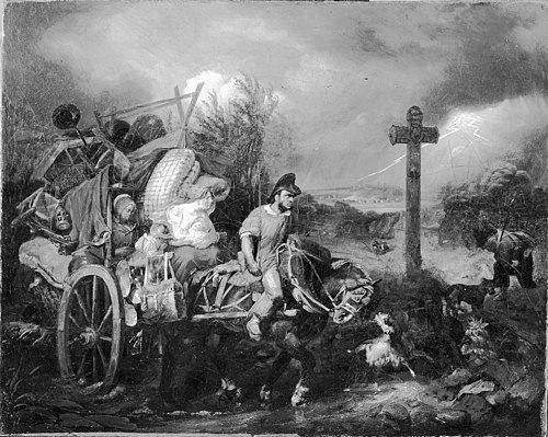 The Diligence, 1821, Nicolas-Toussaint Charlet