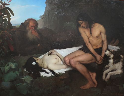 Funeral of Atala, 1878, Augusto Rodrigues Duarte