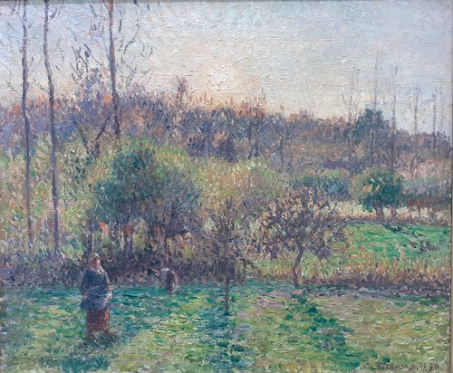 Soleil levant à Eragny, 1894, Camille Pissarro