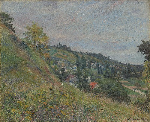 The Hills at Le Chou, Pontoise, 1882, Camille Pissarro
