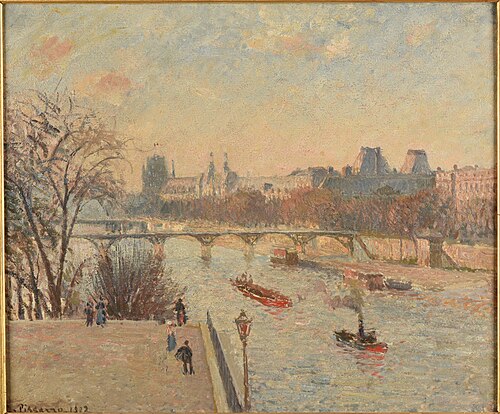 Le Louvre, 1902, Camille Pissarro