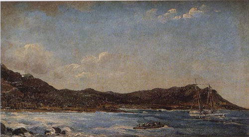 Seaside View, 1850, Camille Pissarro