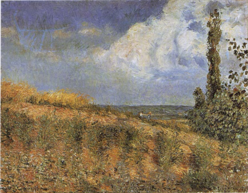 Paysage, environs de Pontoise, 1877, Camille Pissarro