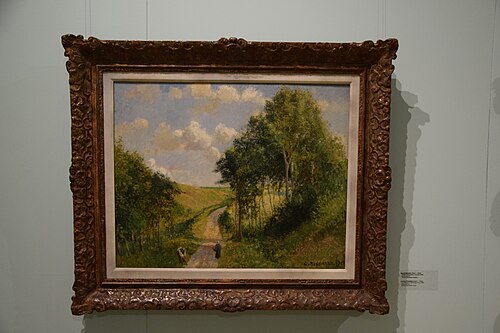 A Landscape in Barneville, Noon, 1900, Camille Pissarro