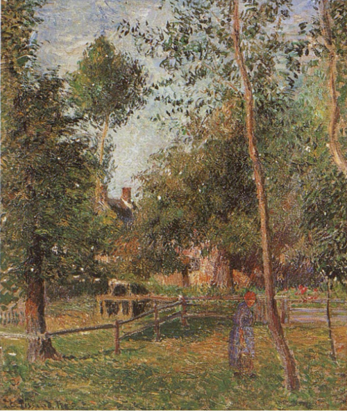Le Clos Crespin à Éragny, 1885, Camille Pissarro
