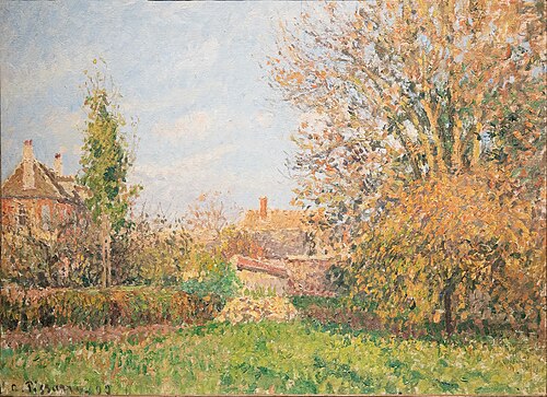 Automne á Eragny, 1899, Camille Pissarro