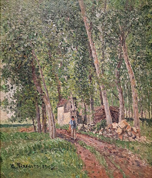 Sous-bois à Moret, 1902, Camille Pissarro