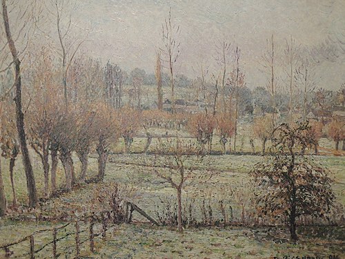 Effet de neige à Éragny, 1894, Camille Pissarro