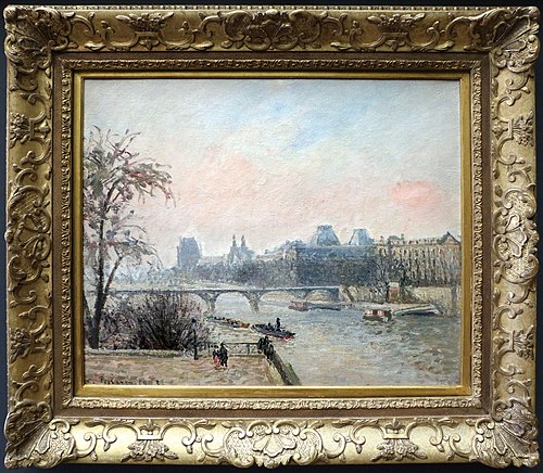 La Seine et le Louvre, 1903, Camille Pissarro