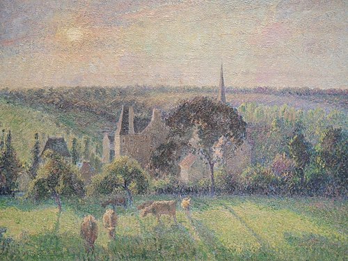 Paysage à Éragny, 1897, Camille Pissarro