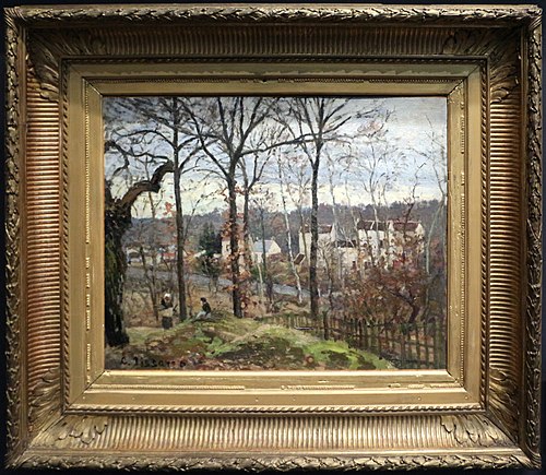 Paysage d'hiver à Louveciennes, 1870, Camille Pissarro