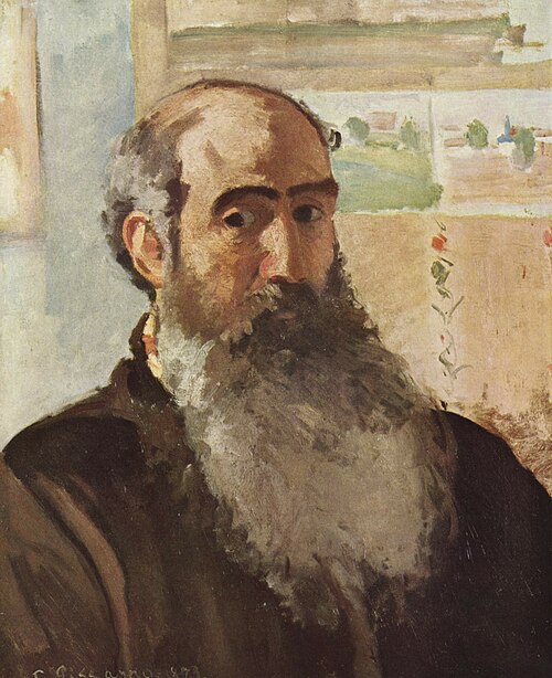 Portrait de l'artiste, 1873, Camille Pissarro