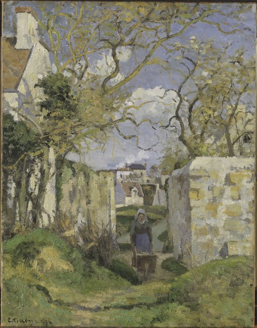 maison Rondest, Pontoise, 1874, Camille Pissarro