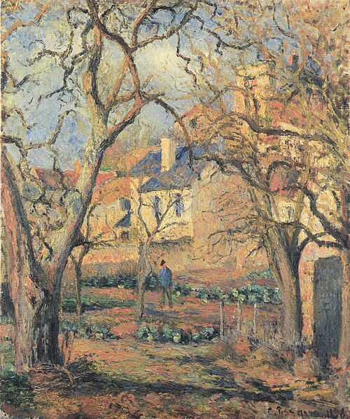 La Jardin potager à L´Hermitage, 1878, Camille Pissarro