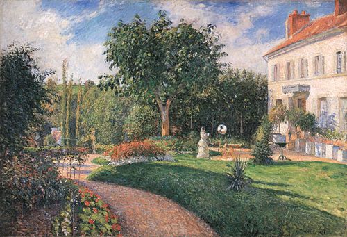 Jardin des Mathurins, à Pontoise, 1876, Camille Pissarro
