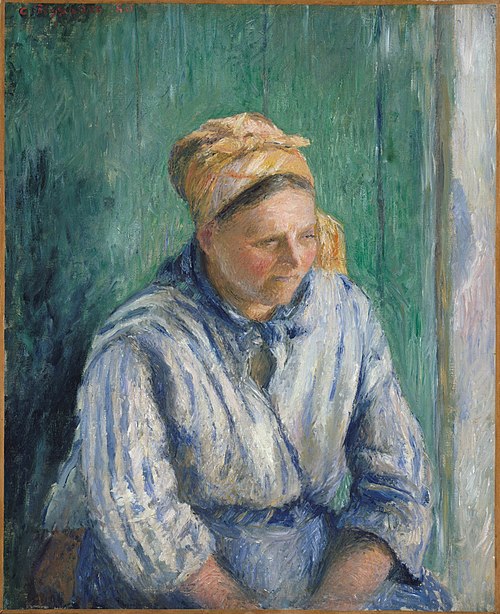 Washerwoman, Study, 1880, Camille Pissarro