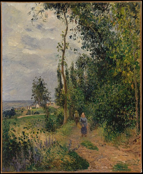 Côte des Grouettes, près de Pontoise, 1878, Camille Pissarro