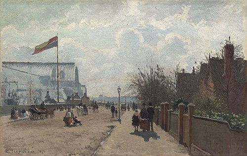 Le Crystal Palace, Londres, 1871, Camille Pissarro
