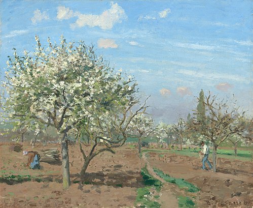 Le Verger, 1872, Camille Pissarro