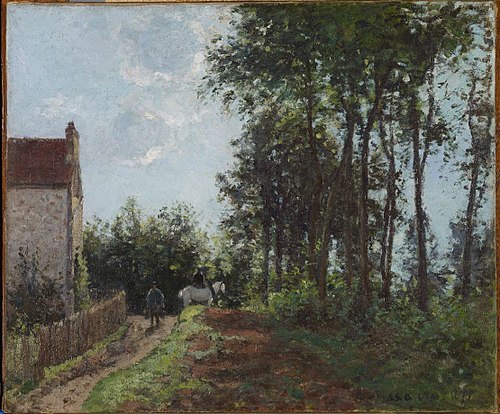 The Road Near the Farm, 1871, Camille Pissarro