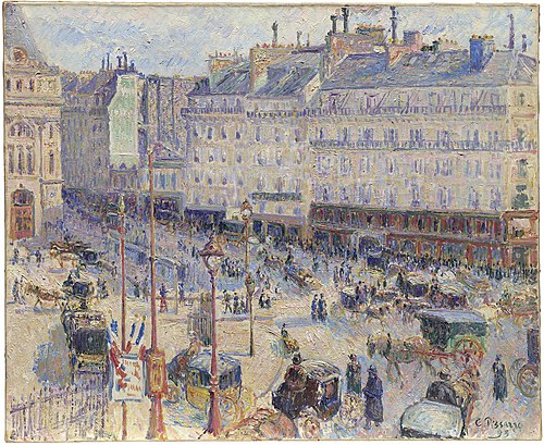 Place du Havre, Paris, 1893, Camille Pissarro